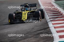 Daniel Ricciardo (AUS) Renault F1 Team RS19. 30.11.2019. Formula 1 World Championship, Rd 21, Abu Dhabi Grand Prix, Yas Marina Circuit, Abu Dhabi, Qualifying Day.