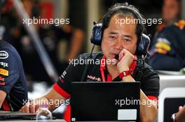 Toyoharu Tanabe (JPN) Honda Racing F1 Technical Director. 30.11.2019. Formula 1 World Championship, Rd 21, Abu Dhabi Grand Prix, Yas Marina Circuit, Abu Dhabi, Qualifying Day.
