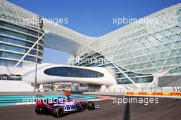 Sergio Perez (MEX) Racing Point F1 Team RP19. 30.11.2019. Formula 1 World Championship, Rd 21, Abu Dhabi Grand Prix, Yas Marina Circuit, Abu Dhabi, Qualifying Day.