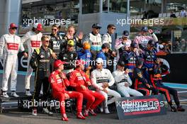 Drivers end of season photograph. 01.12.2019. Formula 1 World Championship, Rd 21, Abu Dhabi Grand Prix, Yas Marina Circuit, Abu Dhabi, Race Day.