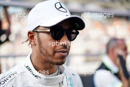 Lewis Hamilton (GBR) Mercedes AMG F1 on the drivers parade. 01.12.2019. Formula 1 World Championship, Rd 21, Abu Dhabi Grand Prix, Yas Marina Circuit, Abu Dhabi, Race Day.