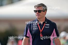 Andy Stevenson (GBR) Racing Point F1 Team Manager. 01.12.2019. Formula 1 World Championship, Rd 21, Abu Dhabi Grand Prix, Yas Marina Circuit, Abu Dhabi, Race Day.