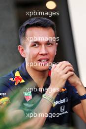 Alexander Albon (THA) Red Bull Racing. 28.11.2019. Formula 1 World Championship, Rd 21, Abu Dhabi Grand Prix, Yas Marina Circuit, Abu Dhabi, Preparation Day.