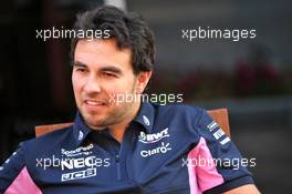 Sergio Perez (MEX) Racing Point F1 Team. 28.11.2019. Formula 1 World Championship, Rd 21, Abu Dhabi Grand Prix, Yas Marina Circuit, Abu Dhabi, Preparation Day.