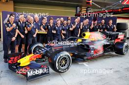 Red Bull Racing DHL Fastest Pit Stop team photograph. 28.11.2019. Formula 1 World Championship, Rd 21, Abu Dhabi Grand Prix, Yas Marina Circuit, Abu Dhabi, Preparation Day.