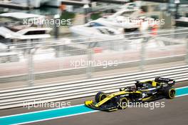 Esteban Ocon (FRA) Renault F1 Team RS19. 03.12.2019. Formula 1 Testing, Yas Marina Circuit, Abu Dhabi, Tuesday.