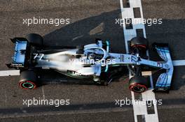Valtteri Bottas (FIN) Mercedes AMG F1 W10. 03.12.2019. Formula 1 Testing, Yas Marina Circuit, Abu Dhabi, Tuesday.
