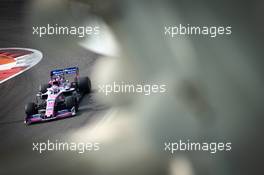 Sergio Perez (MEX) Racing Point F1 Team RP19. 03.12.2019. Formula 1 Testing, Yas Marina Circuit, Abu Dhabi, Tuesday.