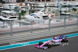 Sergio Perez (MEX) Racing Point F1 Team RP19. 03.12.2019. Formula 1 Testing, Yas Marina Circuit, Abu Dhabi, Tuesday.