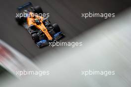 Lando Norris (GBR) McLaren MCL34. 03.12.2019. Formula 1 Testing, Yas Marina Circuit, Abu Dhabi, Tuesday.