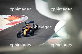 Lando Norris (GBR) McLaren MCL34. 03.12.2019. Formula 1 Testing, Yas Marina Circuit, Abu Dhabi, Tuesday.
