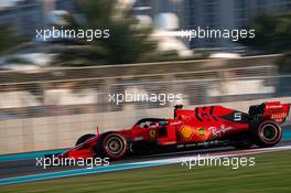 Sebastian Vettel (GER) Ferrari SF90. 03.12.2019. Formula 1 Testing, Yas Marina Circuit, Abu Dhabi, Tuesday.
