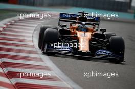 Lando Norris (GBR) McLaren MCL34. 03.12.2019. Formula 1 Testing, Yas Marina Circuit, Abu Dhabi, Tuesday.