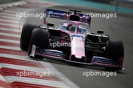 Sergio Perez (MEX) Racing Point F1 Team RP19. 03.12.2019. Formula 1 Testing, Yas Marina Circuit, Abu Dhabi, Tuesday.