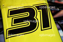 #31 - Esteban Ocon (FRA) Renault F1 Team RS19. 03.12.2019. Formula 1 Testing, Yas Marina Circuit, Abu Dhabi, Tuesday.