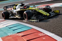 Esteban Ocon (FRA) Renault F1 Team RS19. 04.12.2019. Formula 1 Testing, Yas Marina Circuit, Abu Dhabi, Wednesday.