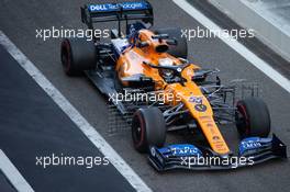 Carlos Sainz Jr (ESP) McLaren MCL34. 04.12.2019. Formula 1 Testing, Yas Marina Circuit, Abu Dhabi, Wednesday.