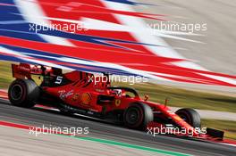 Sebastian Vettel (GER) Ferrari SF90. 01.11.2019. Formula 1 World Championship, Rd 19, United States Grand Prix, Austin, Texas, USA, Practice Day.