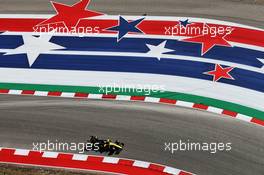 Daniel Ricciardo (AUS) Renault F1 Team RS19. 01.11.2019. Formula 1 World Championship, Rd 19, United States Grand Prix, Austin, Texas, USA, Practice Day.