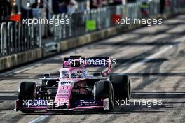 Sergio Perez (MEX) Racing Point F1 Team RP19.                                01.11.2019. Formula 1 World Championship, Rd 19, United States Grand Prix, Austin, Texas, USA, Practice Day.