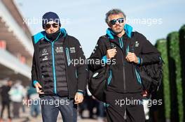Robert Kubica (POL) Williams Racing with Edoardo Bendinelli (ITA) Williams Racing Personal Trainer. 01.11.2019. Formula 1 World Championship, Rd 19, United States Grand Prix, Austin, Texas, USA, Practice Day.