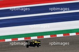 Nico Hulkenberg (GER) Renault F1 Team RS19. 01.11.2019. Formula 1 World Championship, Rd 19, United States Grand Prix, Austin, Texas, USA, Practice Day.