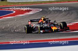 Alexander Albon (THA) Red Bull Racing RB15.                                01.11.2019. Formula 1 World Championship, Rd 19, United States Grand Prix, Austin, Texas, USA, Practice Day.