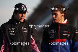 Lance Stroll (CDN) Racing Point F1 Team RP19 and Pierre Gasly (FRA) Scuderia Toro Rosso STR14. 01.11.2019. Formula 1 World Championship, Rd 19, United States Grand Prix, Austin, Texas, USA, Practice Day.