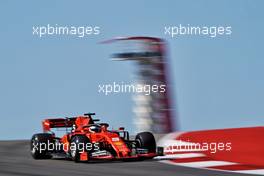 Sebastian Vettel (GER) Ferrari SF90.                                01.11.2019. Formula 1 World Championship, Rd 19, United States Grand Prix, Austin, Texas, USA, Practice Day.