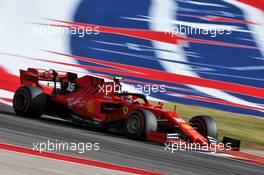 Charles Leclerc (MON) Ferrari SF90. 01.11.2019. Formula 1 World Championship, Rd 19, United States Grand Prix, Austin, Texas, USA, Practice Day.
