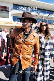 Matthew McConaughey (USA) Actor on the grid. 03.11.2019. Formula 1 World Championship, Rd 19, United States Grand Prix, Austin, Texas, USA, Race Day.