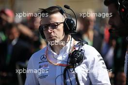 Peter Bonnington (GBR) Mercedes AMG F1 Race Engineer  03.11.2019. Formula 1 World Championship, Rd 19, United States Grand Prix, Austin, Texas, USA, Race Day.