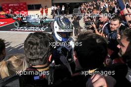 Race winner Valtteri Bottas (FIN) Mercedes AMG F1 celebrates with the team in parc ferme. 03.11.2019. Formula 1 World Championship, Rd 19, United States Grand Prix, Austin, Texas, USA, Race Day.