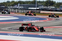 Sebastian Vettel (GER) Ferrari SF90. 03.11.2019. Formula 1 World Championship, Rd 19, United States Grand Prix, Austin, Texas, USA, Race Day.