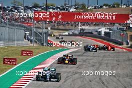 Valtteri Bottas (FIN) Mercedes AMG F1 W10. 03.11.2019. Formula 1 World Championship, Rd 19, United States Grand Prix, Austin, Texas, USA, Race Day.