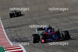 Daniil Kvyat (RUS) Scuderia Toro Rosso STR14. 03.11.2019. Formula 1 World Championship, Rd 19, United States Grand Prix, Austin, Texas, USA, Race Day.
