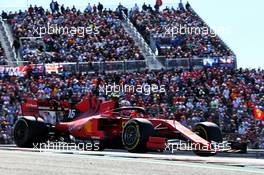 Charles Leclerc (MON) Ferrari SF90. 03.11.2019. Formula 1 World Championship, Rd 19, United States Grand Prix, Austin, Texas, USA, Race Day.