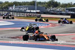 Lando Norris (GBR) McLaren MCL34. 03.11.2019. Formula 1 World Championship, Rd 19, United States Grand Prix, Austin, Texas, USA, Race Day.