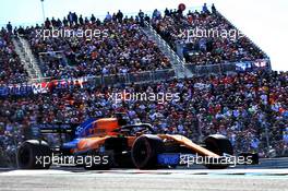 Carlos Sainz Jr (ESP) McLaren MCL34. 03.11.2019. Formula 1 World Championship, Rd 19, United States Grand Prix, Austin, Texas, USA, Race Day.