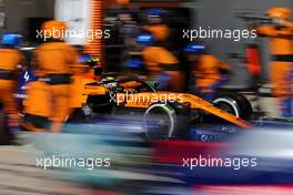 Lando Norris (GBR), McLaren F1 Team during pit stop 03.11.2019. Formula 1 World Championship, Rd 19, United States Grand Prix, Austin, Texas, USA, Race Day.