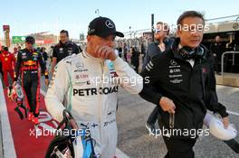 Valtteri Bottas (FIN) Mercedes AMG F1 in qualifying parc ferme. 02.11.2019. Formula 1 World Championship, Rd 19, United States Grand Prix, Austin, Texas, USA, Qualifying Day.