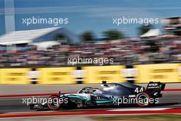 Lewis Hamilton (GBR) Mercedes AMG F1 W10.                                02.11.2019. Formula 1 World Championship, Rd 19, United States Grand Prix, Austin, Texas, USA, Qualifying Day.