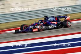 Daniil Kvyat (RUS) Scuderia Toro Rosso STR14.                                02.11.2019. Formula 1 World Championship, Rd 19, United States Grand Prix, Austin, Texas, USA, Qualifying Day.