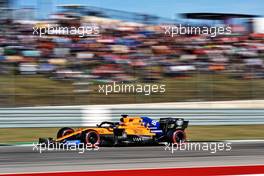 Carlos Sainz Jr (ESP) McLaren MCL34.                                02.11.2019. Formula 1 World Championship, Rd 19, United States Grand Prix, Austin, Texas, USA, Qualifying Day.