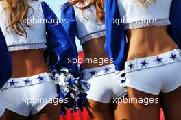 Paddock atmosphere - Dallas Cowboys Cheerleaders. 02.11.2019. Formula 1 World Championship, Rd 19, United States Grand Prix, Austin, Texas, USA, Qualifying Day.
