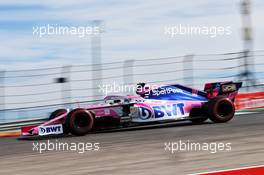 Sergio Perez (MEX) Racing Point F1 Team RP19. 02.11.2019. Formula 1 World Championship, Rd 19, United States Grand Prix, Austin, Texas, USA, Qualifying Day.