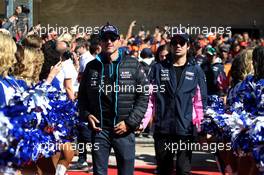 (L to R): Robert Kubica (POL) Williams Racing and Lance Stroll (CDN) Racing Point F1 Team on the drivers parade. 03.11.2019. Formula 1 World Championship, Rd 19, United States Grand Prix, Austin, Texas, USA, Race Day.