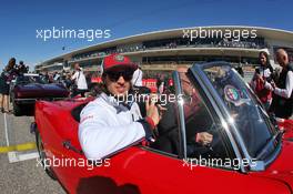 Antonio Giovinazzi (ITA) Alfa Romeo Racing on the drivers parade. 03.11.2019. Formula 1 World Championship, Rd 19, United States Grand Prix, Austin, Texas, USA, Race Day.