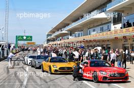 Pit lane atmosphere - Pirelli Hot Laps. 03.11.2019. Formula 1 World Championship, Rd 19, United States Grand Prix, Austin, Texas, USA, Race Day.