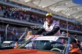 Daniel Ricciardo (AUS) Renault F1 Team on the drivers parade.                                03.11.2019. Formula 1 World Championship, Rd 19, United States Grand Prix, Austin, Texas, USA, Race Day.